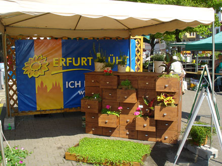 Blumen- und Gartenmarkt 2008 - Stand der Stadtverwaltung Erfurt