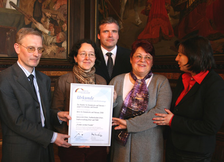 Auszeichnung: Bündnis für Demokratie und Toleranz