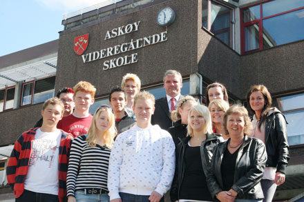 Oberbürgermeister Andreas Bausewein trifft Austauschschüler der weiterführenden Schule Askøy