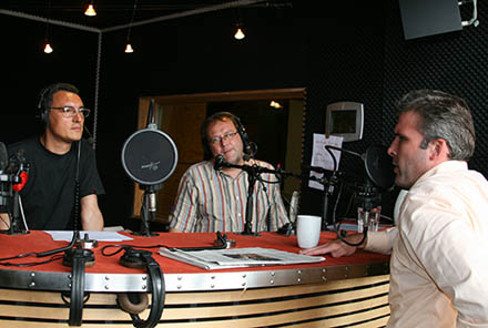 OB Bausewein bei Radio Frei