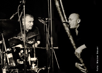 Foto der beiden Musiker Fritz Moßhammer und Erwin Rehling (Hammerling)