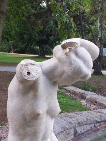Detail einer Skulptur