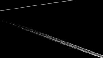 Foto: Nadine Poulain: Sky Lines, 2013, Video © Nadine Poulain Graphik-Bild.