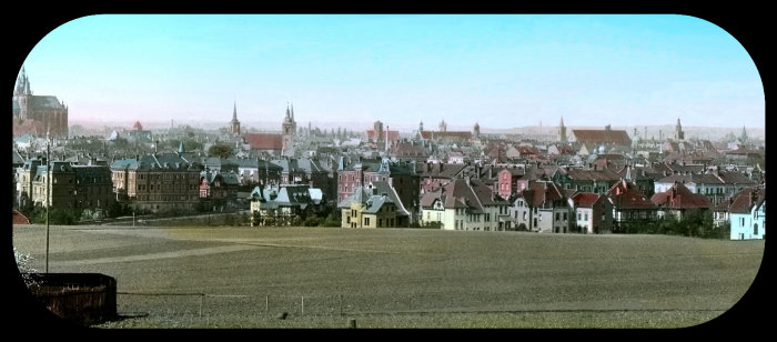 Panoramablick über Erfurt