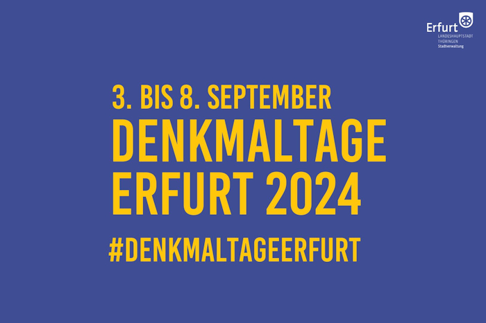 Banner zu den Denkmaltagen Erfurt 2024