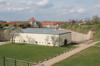 Petersberg Geschützkaponniere Die ehemalige Geschützkaponniere auf der Zitadelle Petersberg