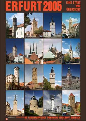 Plakat - Erfurt 2005 - Eine Stadt mit Weitsicht
