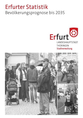 Titelblatt - Broschüre - Erfurter Statistik - Bevölkerungsprognose bis 2035