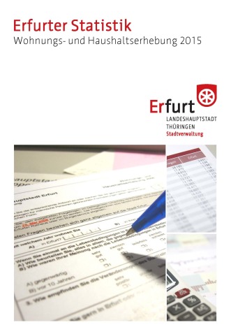 Titelbild Wohnungs- und Haushaltserhebung 2015 Titelseite des Heftes