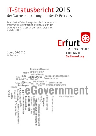 Titelseite: IT-Statusbericht 2015 Titelseite: IT-Statusbericht 2015