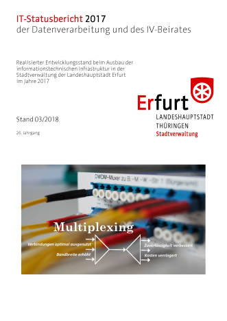 Titelseite IT-Statusbericht 2017 Text- und Bildinhalt der Broschüre