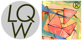 Schriftzug LQW und Artset mit Fliesen
