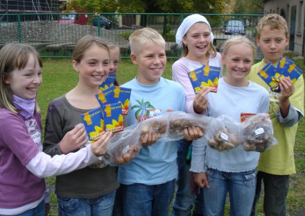 Schüler mit Starter-Paket