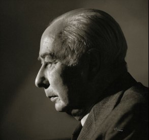 Abbildung: Strelow-Porträt: Theodor Heuss Strelow-Porträt: Theodor Heuss