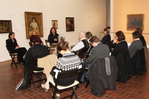 Pressegespräch zur Eröffnung der Ausstellung &quot;Farbwelten&quot;