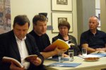 Foto: Pressekonferenz zur Ausstellung Zu-Gast