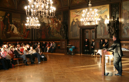 Neubürgerempfang im Festsaal des Rathauses