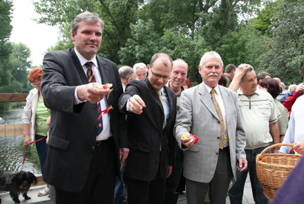 Eröffnung Brücke Pappelstieg