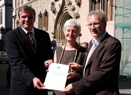 Collegium Maius Übergabe Fördermittelbescheid_1