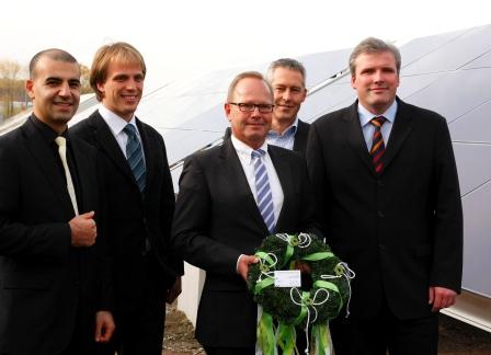 Solarpark BFE - Richtfest mit offiziellen Gästen