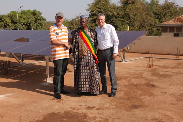Einweihung Solaranlage in Kati