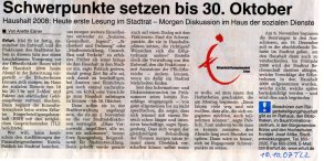 Bürgerbeteiligungshaushalt: TLZ, Anette Elsner, 10.10.2007