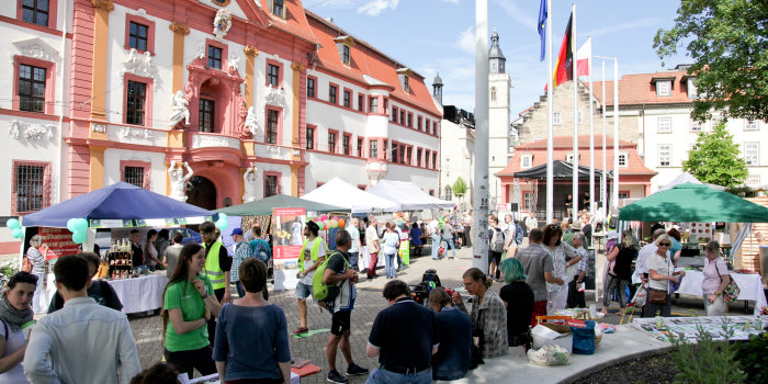 Stände vor der Staatskanzlei