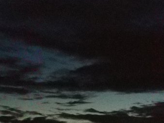 Nachthimmel mit Wolken
