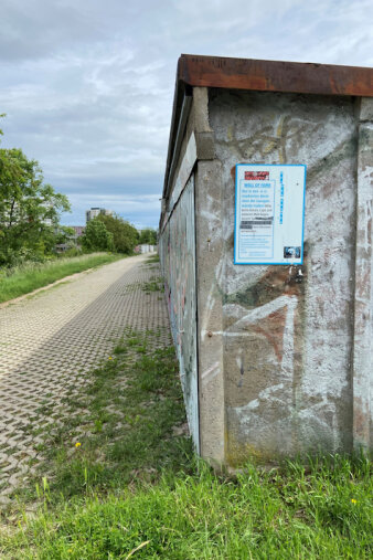 Wall of Fame – Grenzweg Beschilderung
