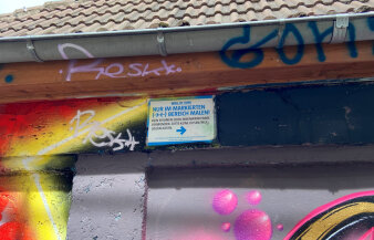 Wall of Fame – Magdeburger Allee Beschilderung