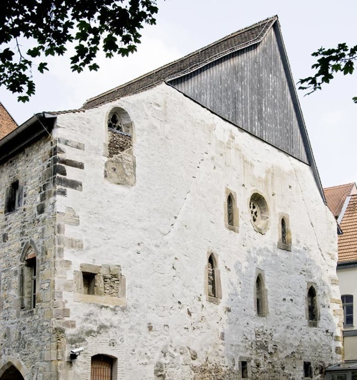 Alte Synagoge Erfurt, Ansicht Nord- und Westfassade Alte Synagoge Erfurt, Nord- und Westfassade