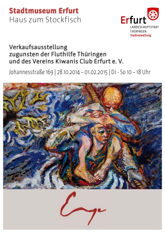 Titelblatt mit der Abbildung eines Werkes des Erfurter Künstlers Erich Enge