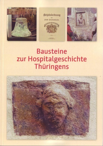 Foto: „Bausteine zur Hospitalgeschichte Thüringens“: Begleitheft zur Ausstellung der Volkskundlichen Beratungsstelle für Thüringen © Stadtverwaltung Erfurt Farbig gestaltetes Titelblatt