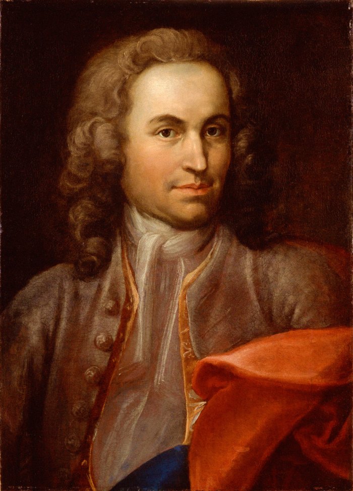 Johann Ernst Rentsch Ernst d. Ä. (?), Bildnis Johann Sebastian Bach, um 1715 Öl auf Leinwand auf Zinktafel, 60 x 43,5 cm Bildniss Johann Sebastian Bachs als juger Mann