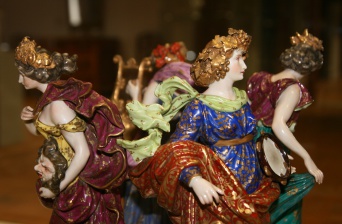 Eine Porzellan-Figurengruppe
