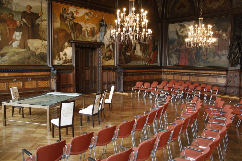 Der Festsaal Im Erfurter Rathaus Erfurt De