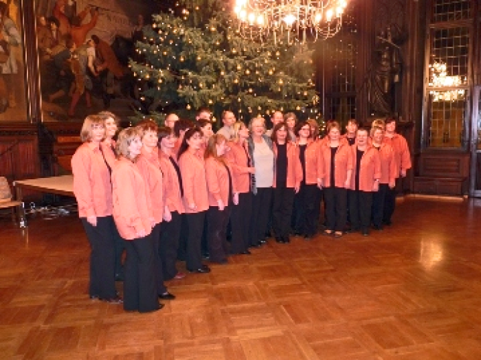 ein Chor im Rathausfestsaal