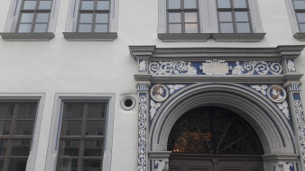 Foto: Bierloch am Haus Anger 37 © Stadtverwaltung Erfurt, H. Röder Bierloch am Haus Anger 37