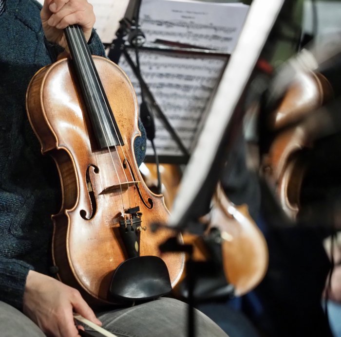 Kammerkonzert Bildausschnitt mit Violine