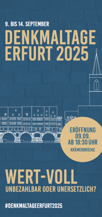 Cover Flyer Denkmaltage 2025