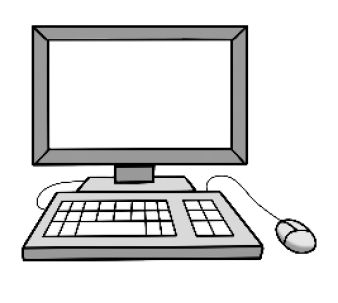 Illustration eines Computers