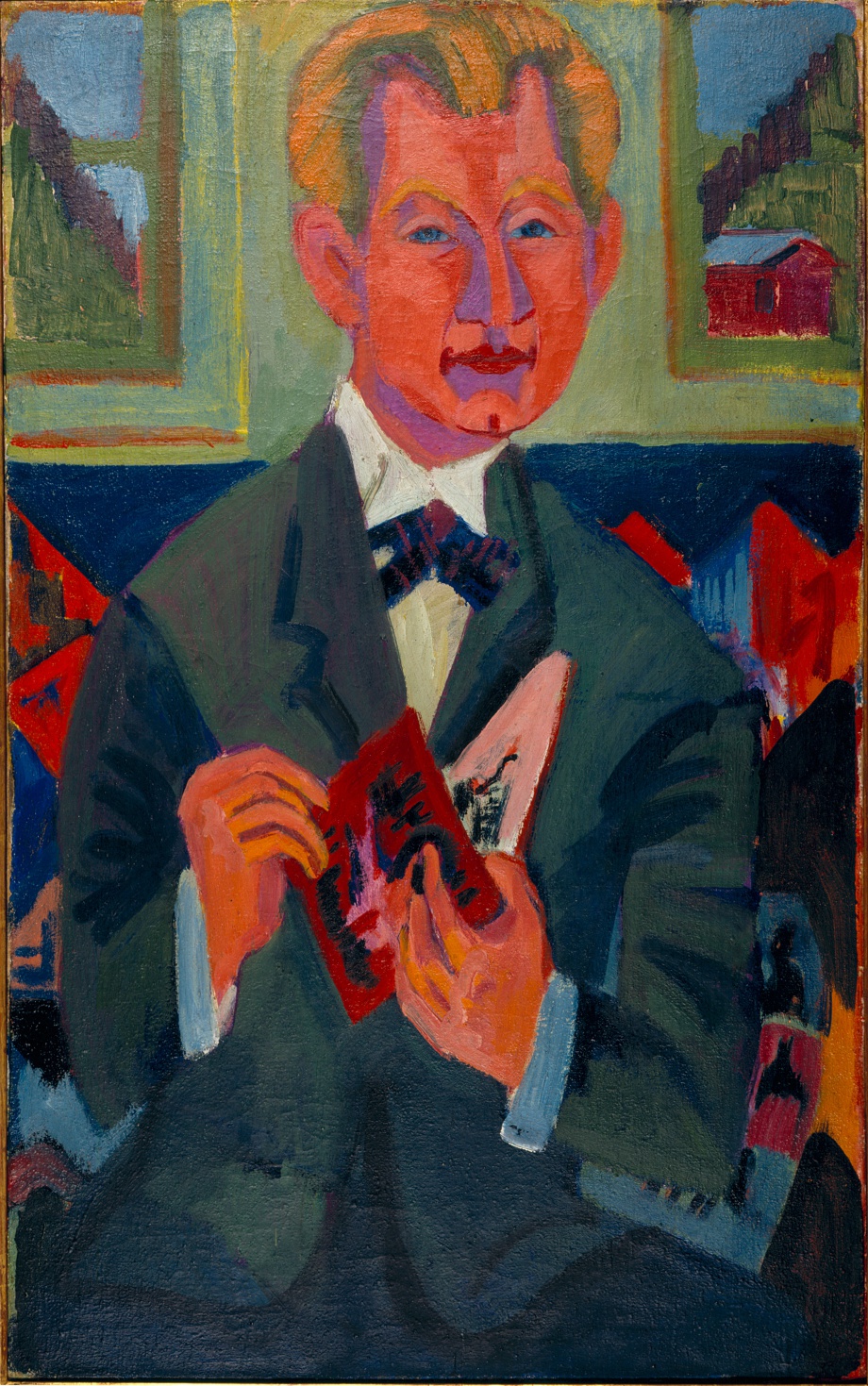 Blumen Bild Berg Flockenblume Vom Maler Kirchner Synanthereae