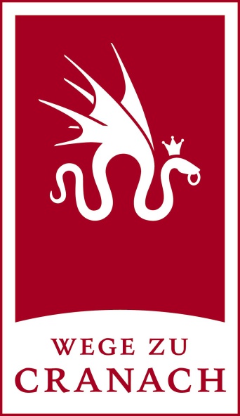 Ein in Rot-Tönen gehaltenes Logo mit Schriftzug