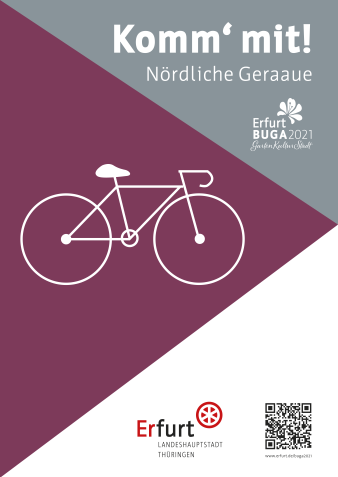 Bild: Plakat Geraaue Buga2021 M9 © Stadtverwaltung Erfurt Plakat für die Anwohnerinformation der einzelnen Bauabschnitte der Nördlichen Geraaue, im Rahmen der Buga 2021.