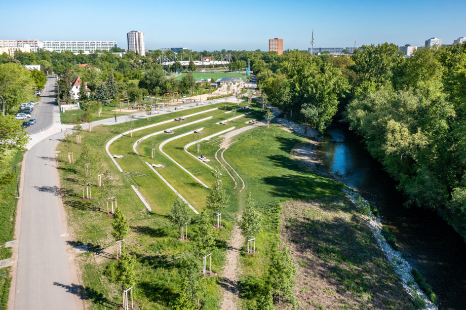 M6 Neuer Park an der ehemaligen Kläranlage „Klärchen“ Erfurt.de