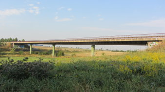 Foto: Querspange: Brücke über Tal © Stadtverwaltung Erfurt Brücke überspannt ein Tal