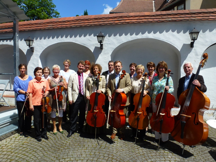 Foto: Das Collegium musicum © Stadtverwaltung Erfurt Die Musiker des Collegium musicum mit ihren Instrumenten