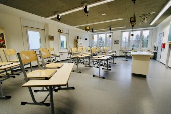 Das Foto zeigt den Fachraum Biologie des GYM 10.