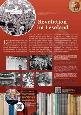 Roll-Up mit Thema Revolution im Leseland