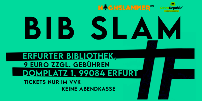 Grafik mit Schriftzug: BIB SLAM